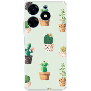 Чехол BoxFace Tecno Spark 10 Pro L-green Cacti