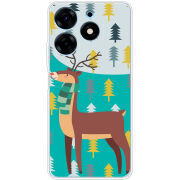 Чехол BoxFace Tecno Spark 10 Pro Foresty Deer