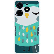 Чехол BoxFace Tecno Spark 10 Pro Green Owl