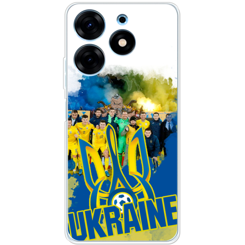 Чехол BoxFace Tecno Spark 10 Pro Ukraine national team