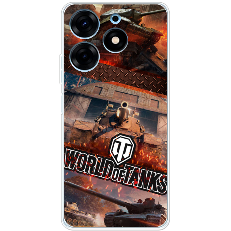 Чехол BoxFace Tecno Spark 10 Pro World Of Tanks