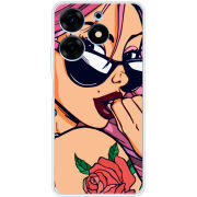 Чехол BoxFace Tecno Spark 10 Pro Pink Girl