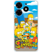 Чехол BoxFace Tecno Spark 10 Pro The Simpsons