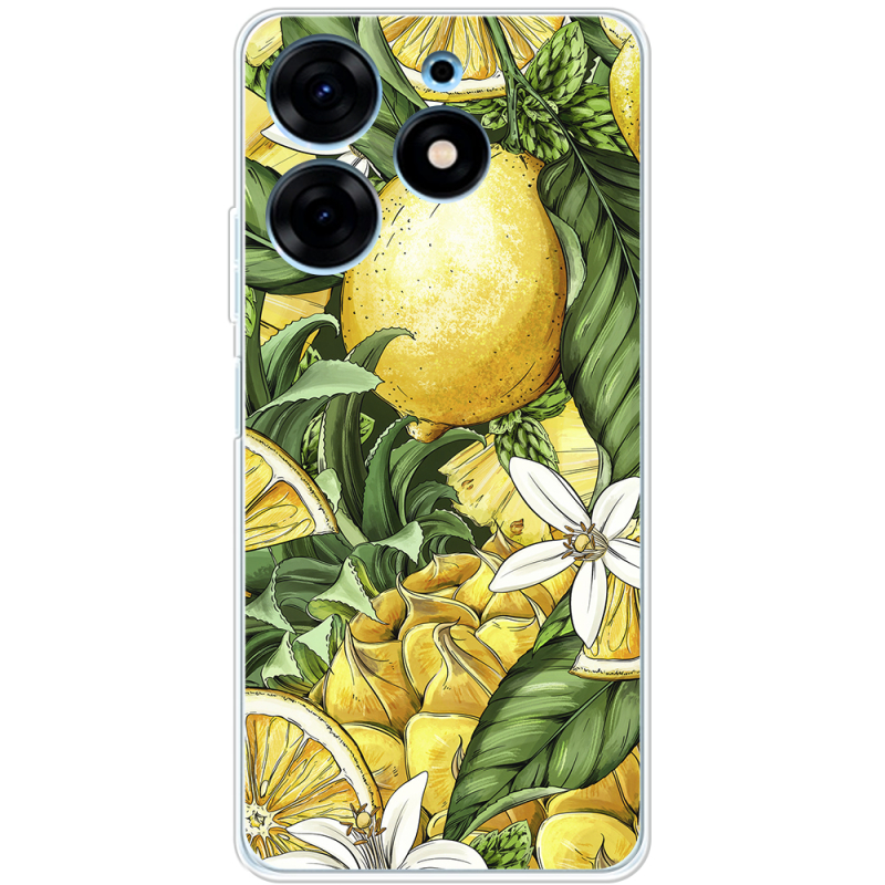 Чехол BoxFace Tecno Spark 10 Pro Lemon Pattern