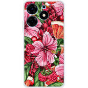 Чехол BoxFace Tecno Spark 10 Pro Tropical Flowers