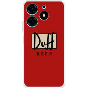 Чехол BoxFace Tecno Spark 10 Pro Duff beer