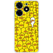 Чехол BoxFace Tecno Spark 10 Pro Yellow Ducklings