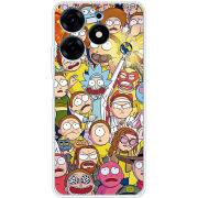 Чехол BoxFace Tecno Spark 10 Pro Rick and Morty