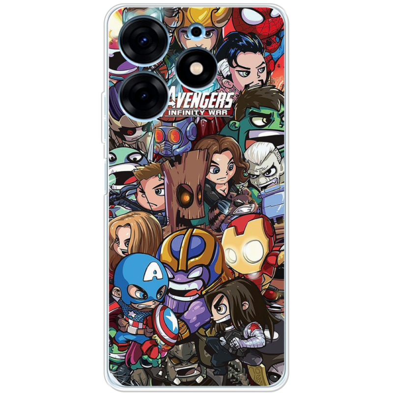 Чехол BoxFace Tecno Spark 10 Pro Avengers Infinity War