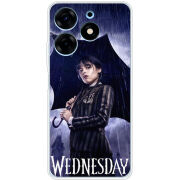 Чехол BoxFace Tecno Spark 10 Pro Wednesday Addams