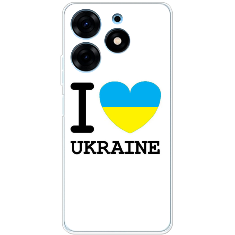 Чехол BoxFace Tecno Spark 10 Pro I love Ukraine