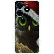 Чехол BoxFace Tecno Spark 10 Pro Christmas Owl