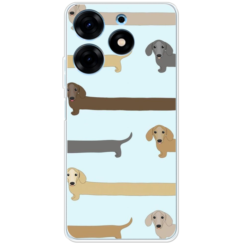 Чехол BoxFace Tecno Spark 10 Pro Dachshund