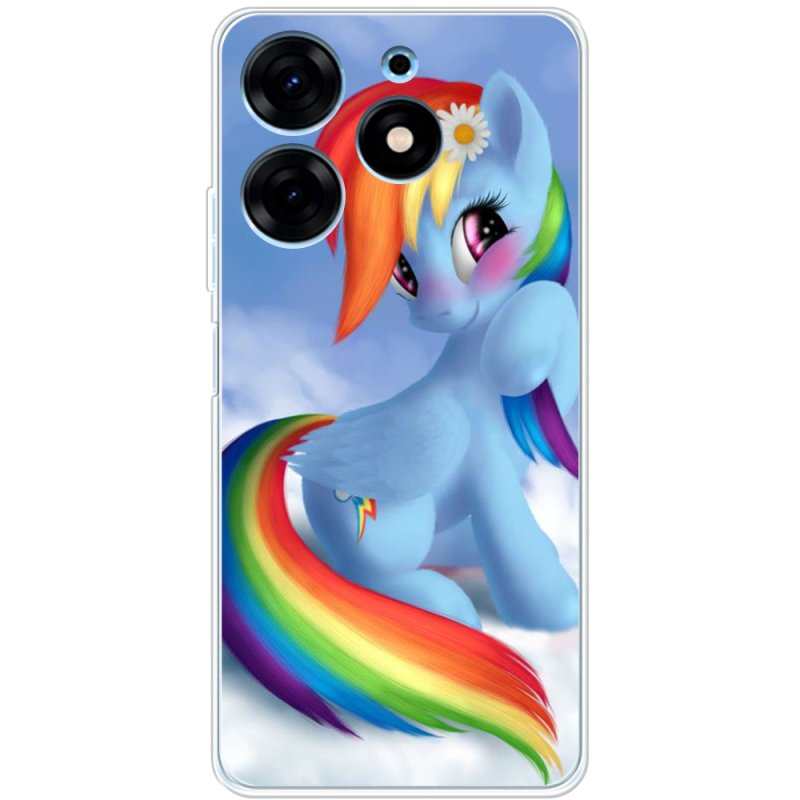 Чехол BoxFace Tecno Spark 10 Pro My Little Pony Rainbow Dash