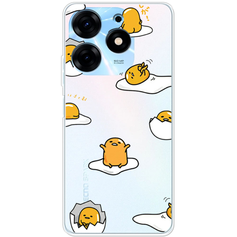 Прозрачный чехол BoxFace Tecno Spark 10 Pro Gudetama