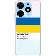 Прозрачный чехол BoxFace Tecno Spark 10 Pro Pantone вільний синій