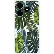 Прозрачный чехол BoxFace Tecno Spark 10 Pro Palm Tree