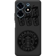 Черный чехол BoxFace Tecno Spark 10 Pro Black Coffee