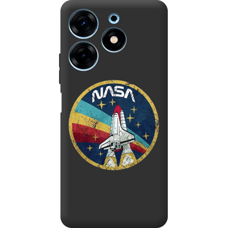 Черный чехол BoxFace Tecno Spark 10 Pro NASA