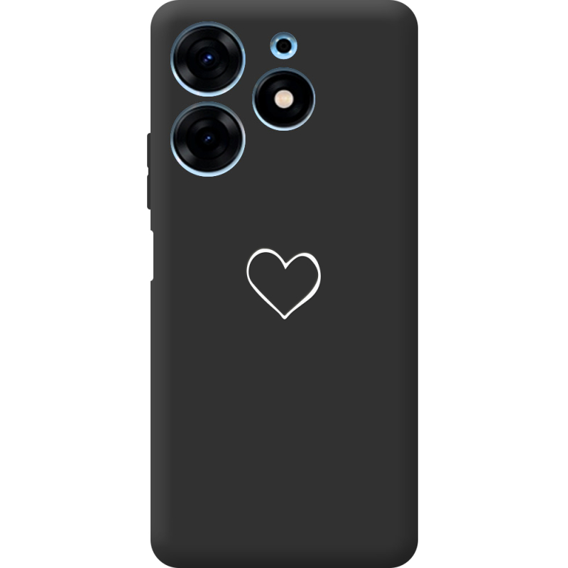 Черный чехол BoxFace Tecno Spark 10 Pro My Heart