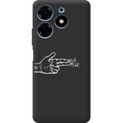 Черный чехол BoxFace Tecno Spark 10 Pro Pew Pew