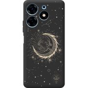 Черный чехол BoxFace Tecno Spark 10 Pro Moon