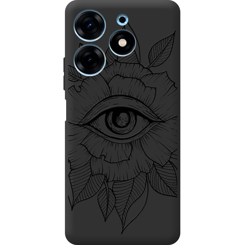 Черный чехол BoxFace Tecno Spark 10 Pro Eye