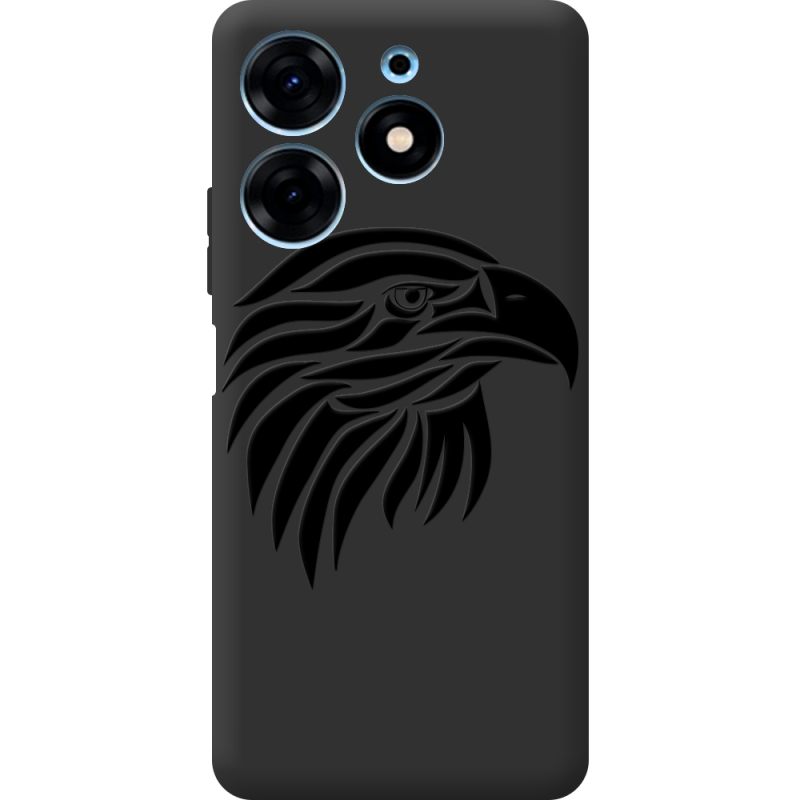 Черный чехол BoxFace Tecno Spark 10 Pro Eagle