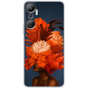 Чехол BoxFace Infinix Hot 20 4G Exquisite Orange Flowers