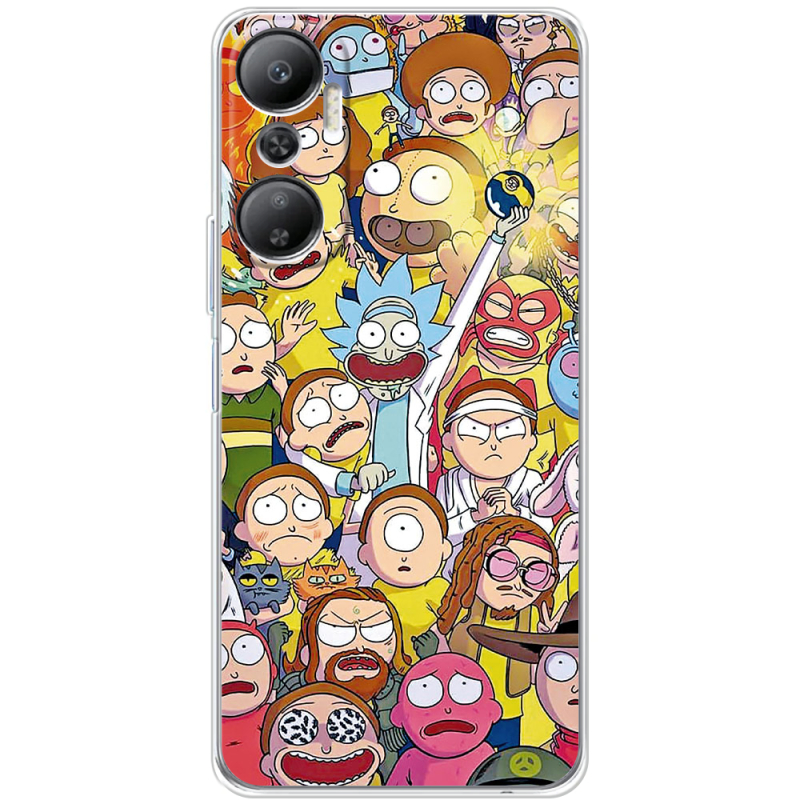 Чехол BoxFace Infinix Hot 20 4G Rick and Morty