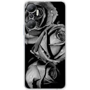 Чехол BoxFace Infinix Hot 20 4G Black and White Roses