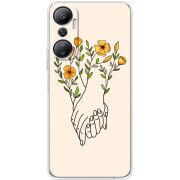 Чехол BoxFace Infinix Hot 20 4G Flower Hands