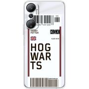 Прозрачный чехол BoxFace Infinix Hot 20 4G Ticket Hogwarts