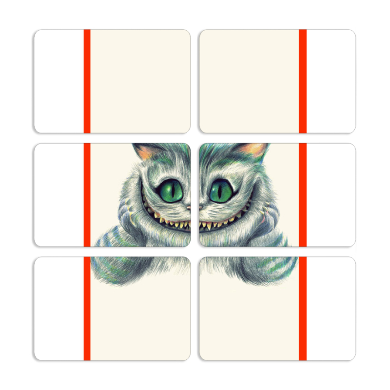 Магнитные фотопазлы 80 на 50 набор 6 штук 