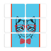 Магнитные фотопазлы 80 на 50 набор 6 штук 