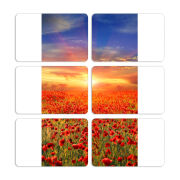 Магнитные фотопазлы 80 на 50 набор 6 штук 