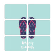 Магнитные фотопазлы 80 на 50 набор 6 штук 