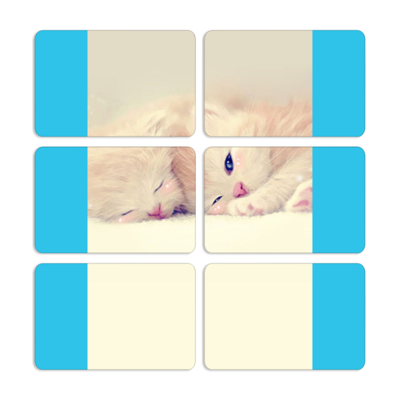 Магнитные фотопазлы 80 на 50 набор 6 штук 