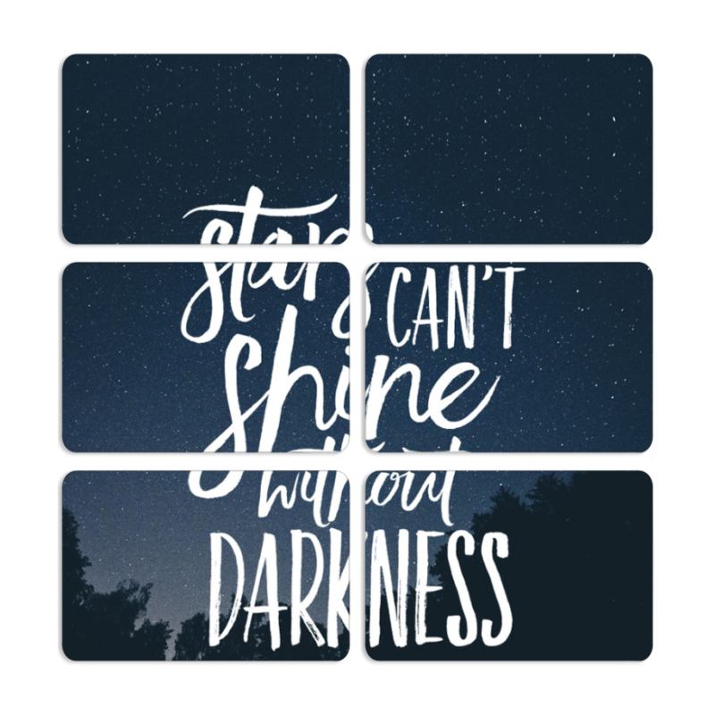 Магнитные фотопазлы 80 на 50 набор 6 штук 