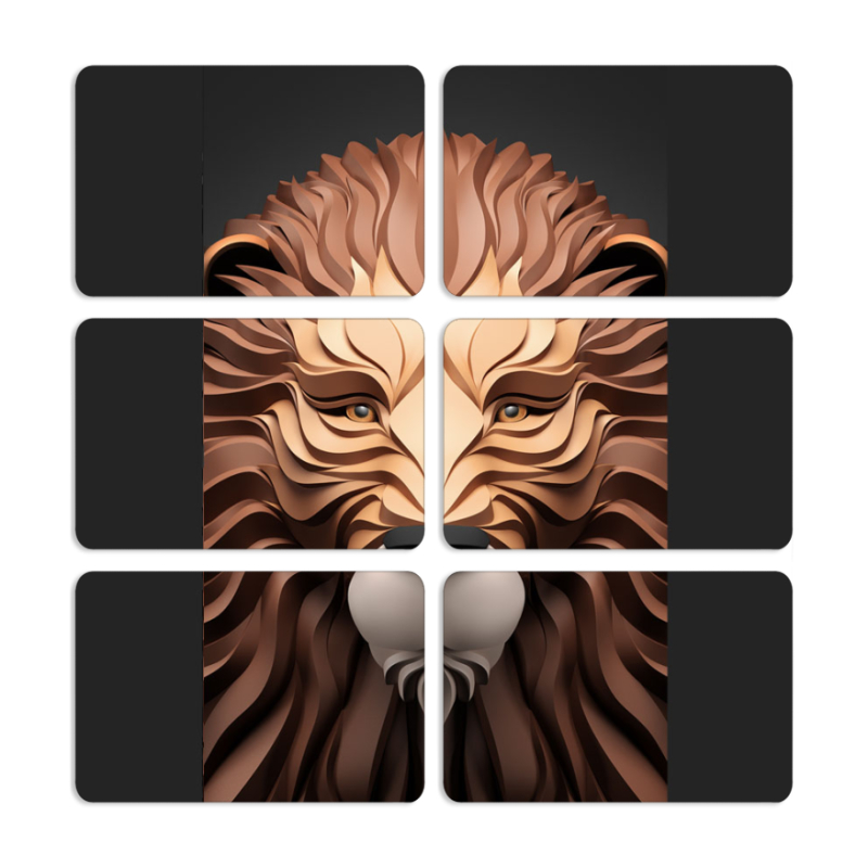 Магнитные фотопазлы 80 на 50 набор 6 штук 