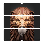 Магнитные фотопазлы 80 на 50 набор 6 штук 