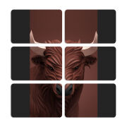 Магнитные фотопазлы 80 на 50 набор 6 штук 