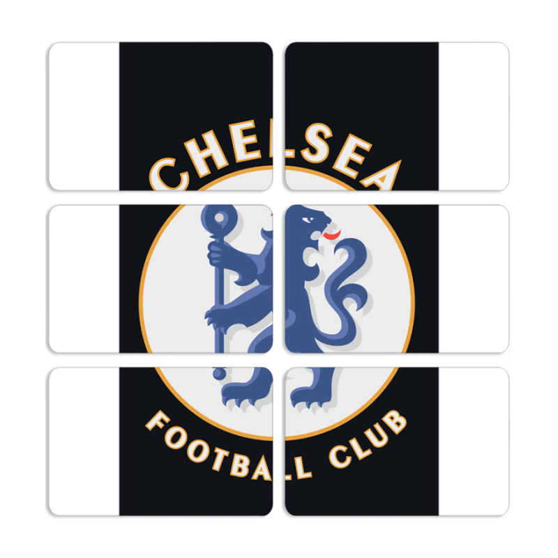 Магнитные фотопазлы 80 на 50 набор 6 штук FC Chelsea