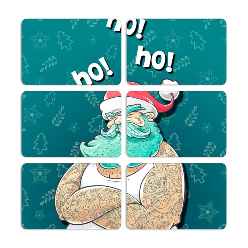 Магнитные фотопазлы 80 на 50 набор 6 штук 