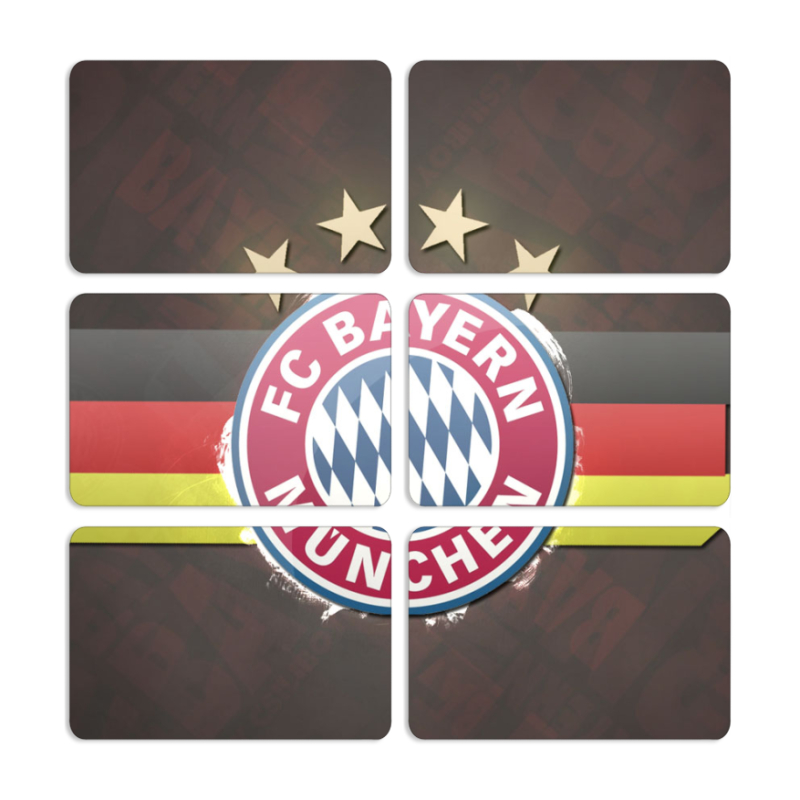 Магнитные фотопазлы 80 на 50 набор 6 штук 