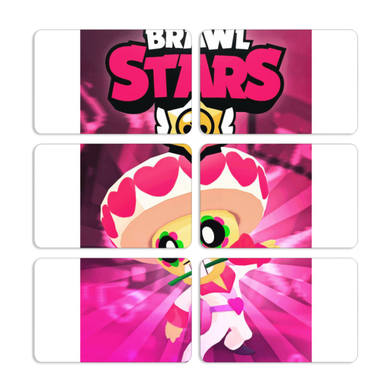 Магнитные фотопазлы 80 на 50 набор 6 штук 