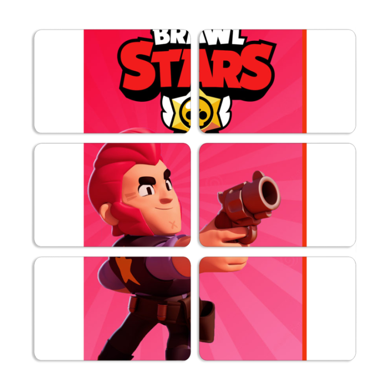 Магнитные фотопазлы 80 на 50 набор 6 штук 