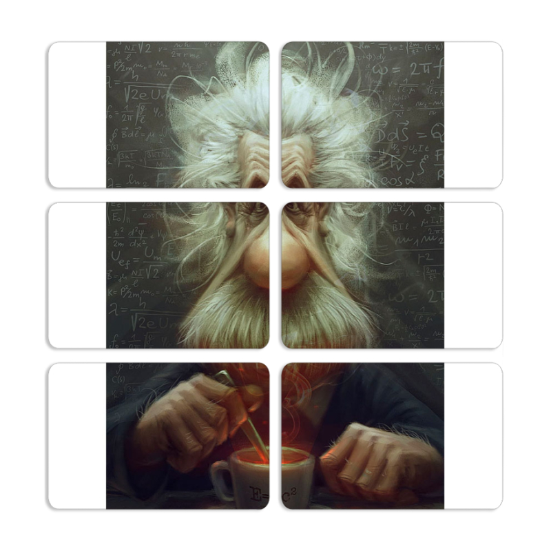 Магнитные фотопазлы 80 на 50 набор 6 штук 