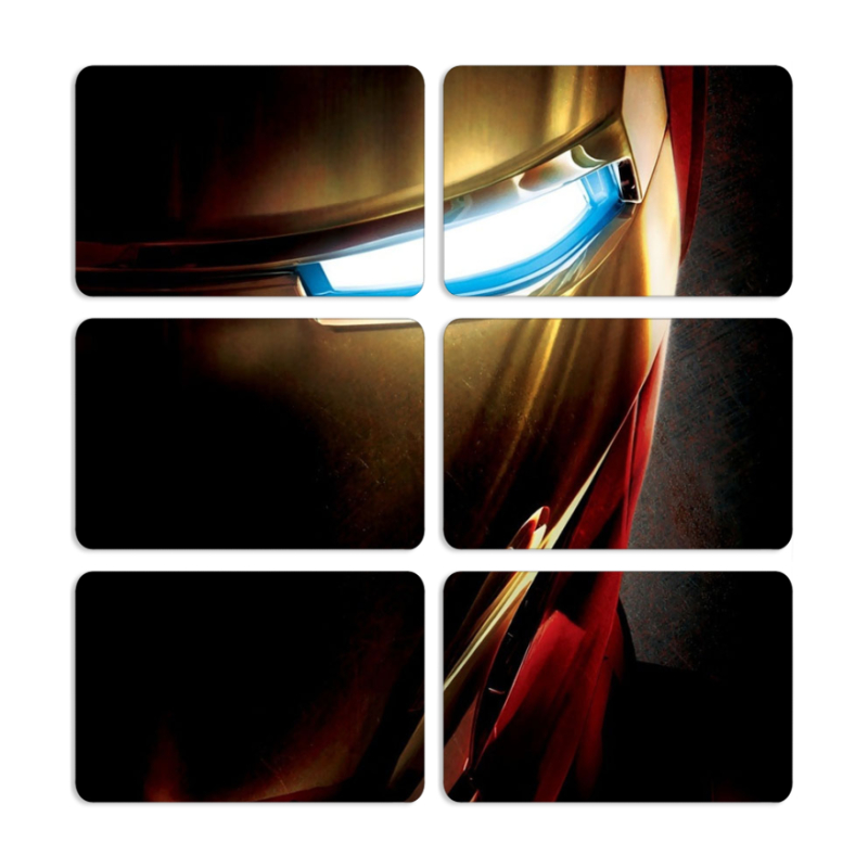 Магнитные фотопазлы 80 на 50 набор 6 штук 