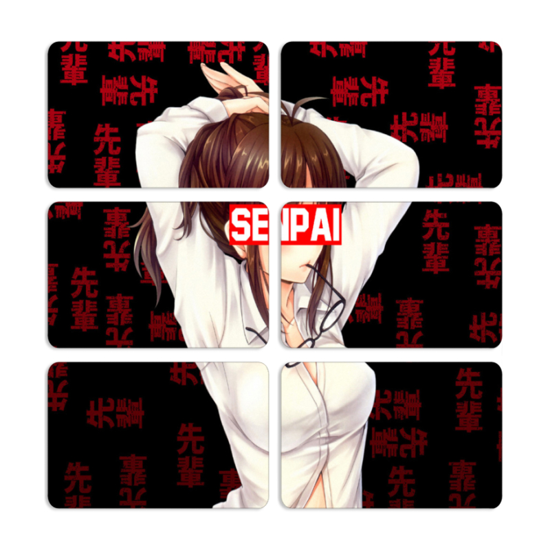 Магнитные фотопазлы 80 на 50 набор 6 штук Senpai